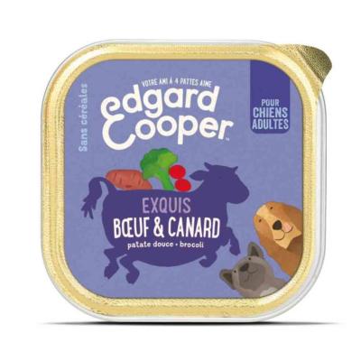 Patée chien canard boeuf EDGARD COOPER 150g (11.93€/kg)