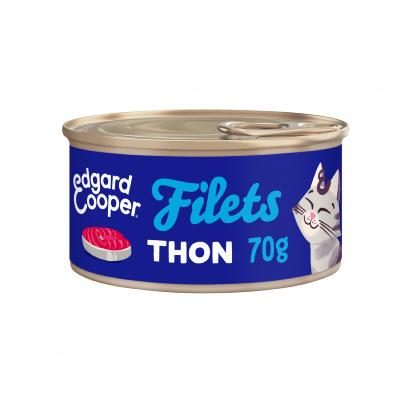 Filet de thon au naturel EDGARD COOPER 70g (27.00€/kg)