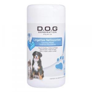Lingettes nettoyantes DOG pour chien 100 feuilles
