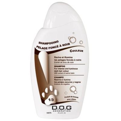 Shampooing chien spécial pelage foncé à noir DOG 250ml (39.60€/L)