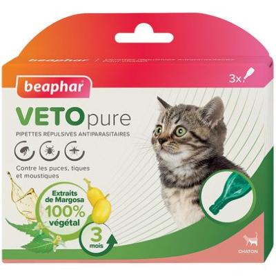 Pipettes antiparasitaires pour chatons x3 BEAPHAR 