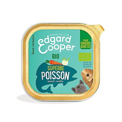 Patée bio au poisson pour chiens EDGARD COOPER 100g (17.90€/KG)