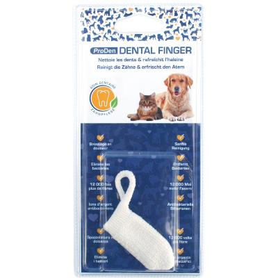 Doigtier pour nettoyer les dents et une haleine fraiche pour chien Proden