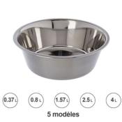 Gamelle inox pour chien et chat 5 tailles différentes IDEALDOG